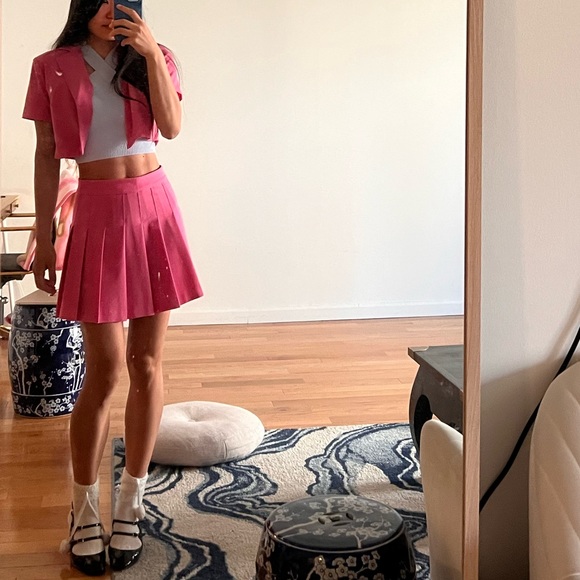 Sunday Best 00 Coord Tuesday Button Up Olive Skirt Combo - Picture 4 of 10